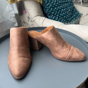 Report Footwear Heeled Mule Booties - Sz 8